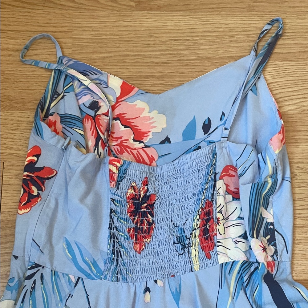 Old Navy Blue Floral Dress - Picture 4 of 6